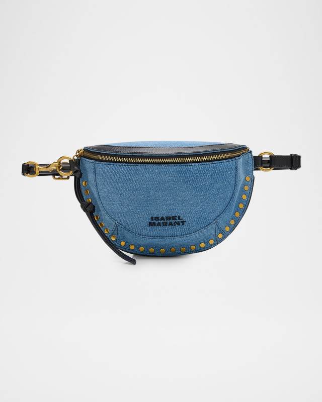 Skano Oskan Studded Denim Belt Bag